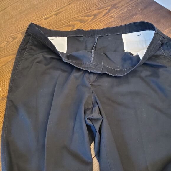 Farah Vtg Elm Chino Trousers Mens 48x32 Black Khaki Stretch Pant NWOT MSRP‎ $199 - Picture 11 of 16